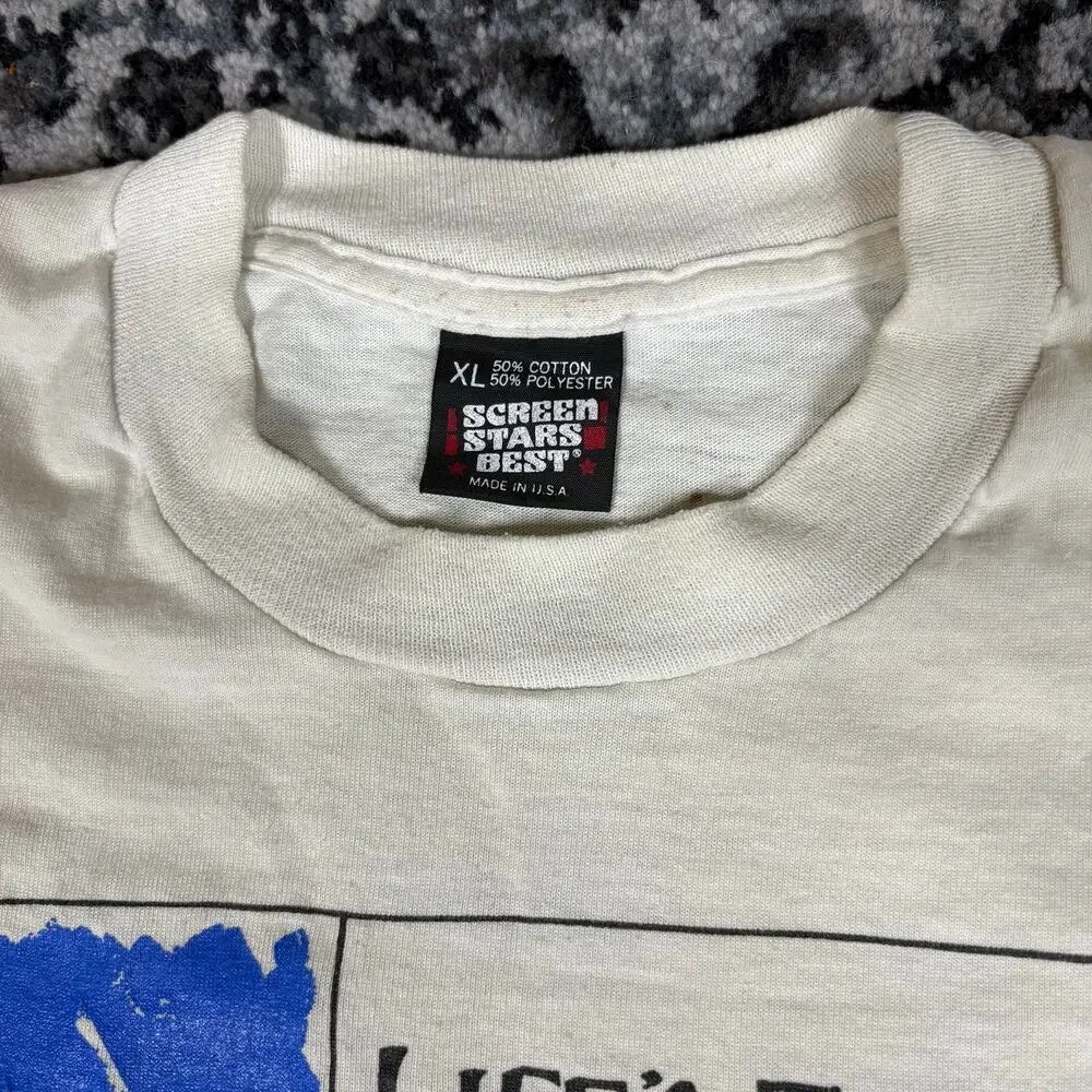 Vintage 90s Life Too Short Not to Live it as A Texan Screen Stars Men’s Sz‎ XL
